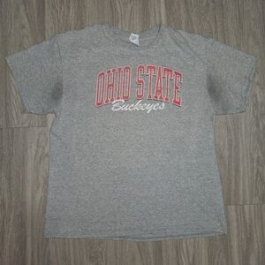 NCAA Gray Ohio State Buckeyes Short Sleeve Tee